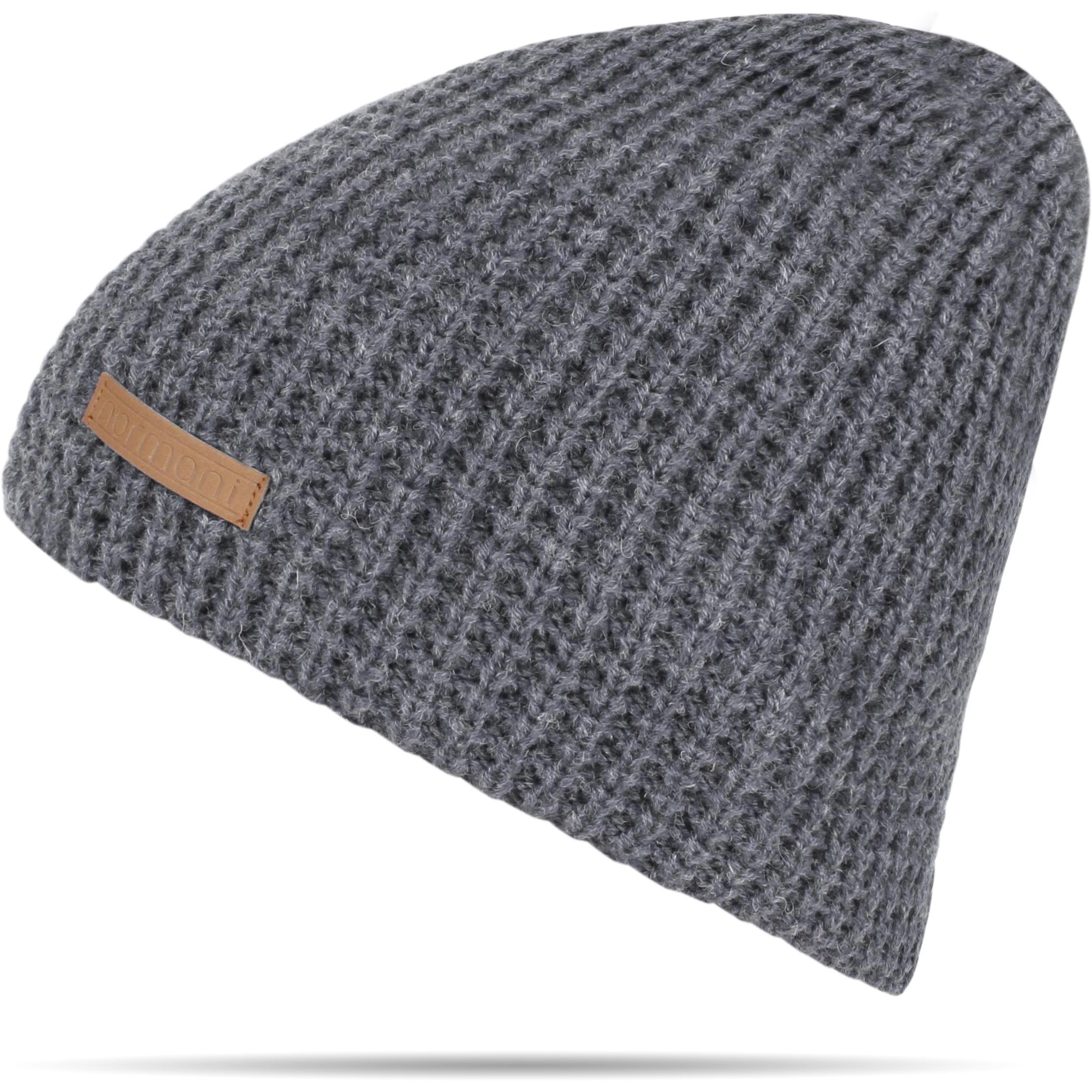 Normani, Herren, Mütze, Wintermütze Nampa, Grau, (One Size)