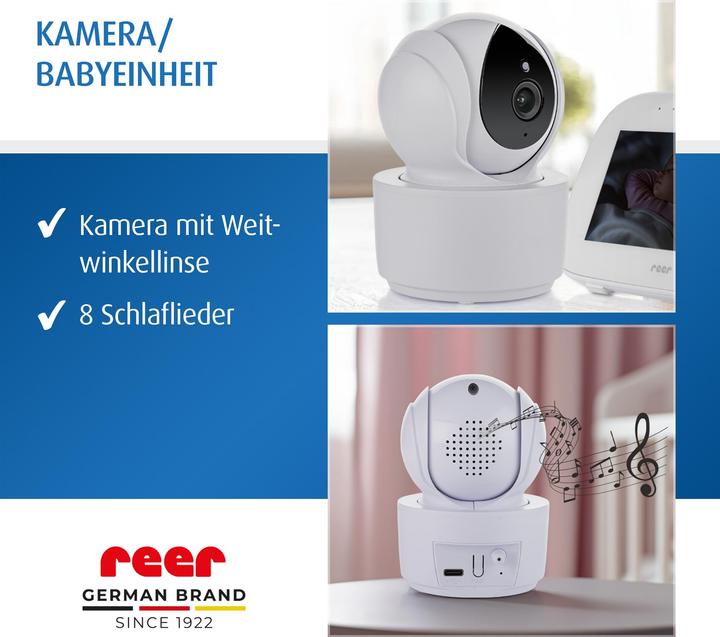 Produktbild Reer BabyCam XL Move (Babyphone mit Kamera, 300 m)