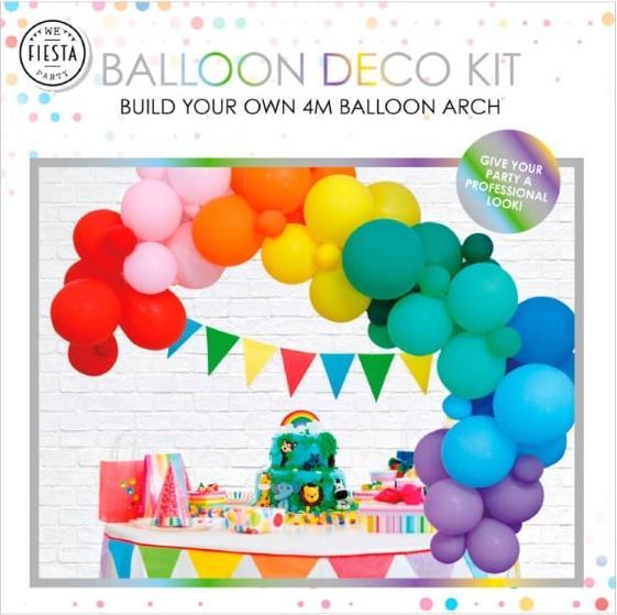 Actual product image Globos Europe Balloons Arch Set Rainbow (1 x)