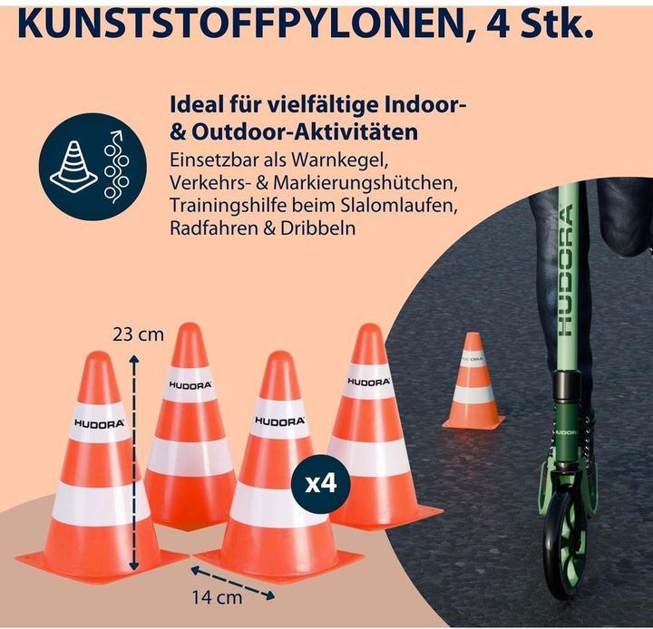 Produktbild Hudora Pylone Set 4 Stück