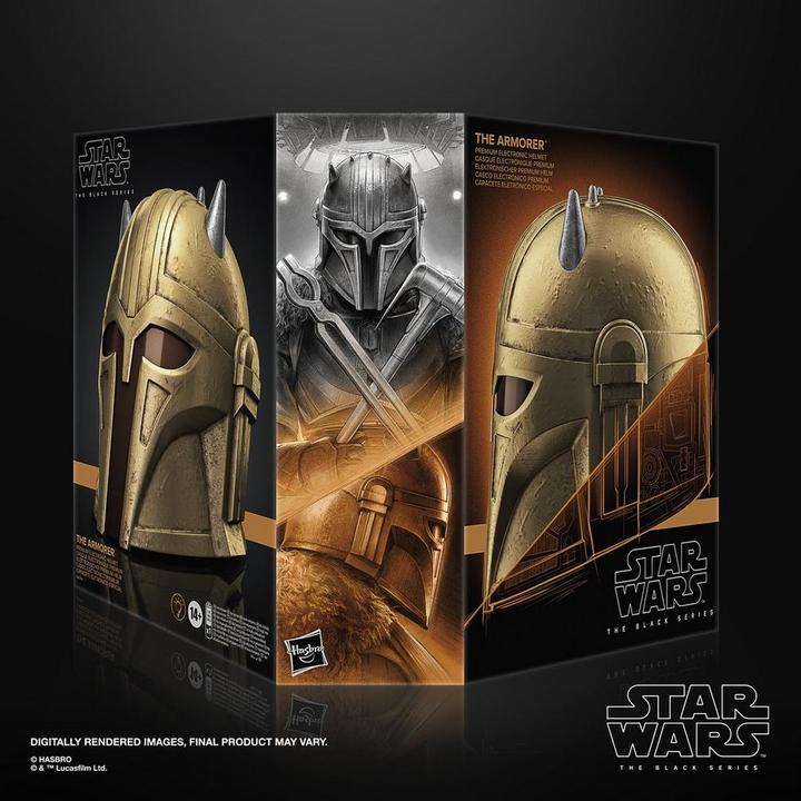 Produktbild Hasbro Star Wars: The Mandalorian Black Series Elektronischer Helm The Armorer
