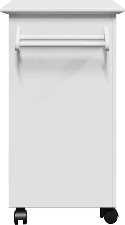 Produktbild vidaXL Küchenwagen BODO Weiss 72x45x80 cm Beistellwagen Lagerwagen