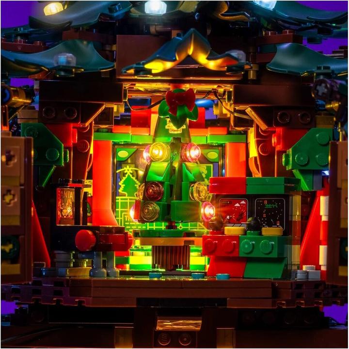 Produktbild Light my bricks LMB 2.0 LED Licht Set für LEGO® 41843 Familien-Weihnachtsbaum (Warmweisses LEDs)