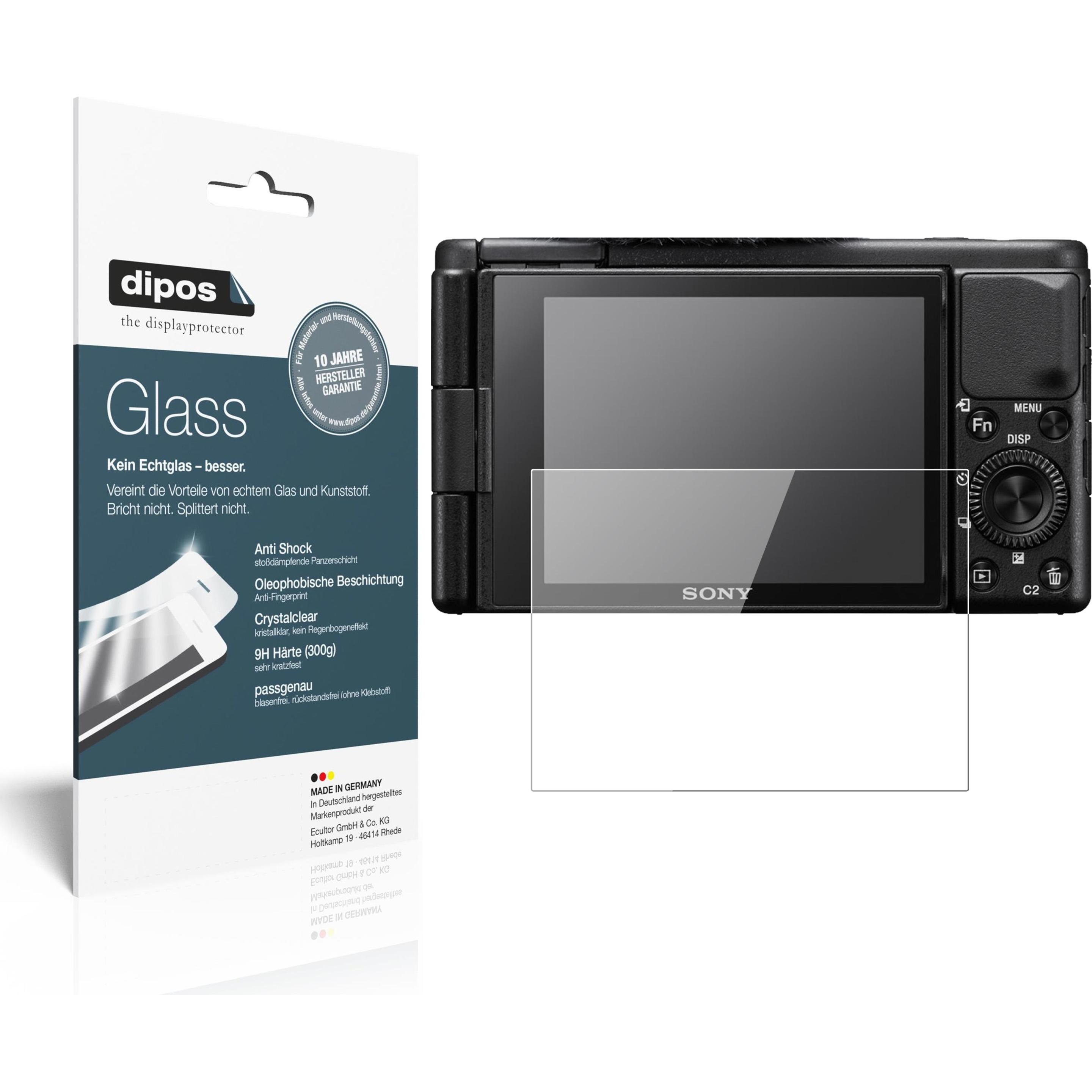 Dipos Displayschutz Anti-Shock (Diverse), Digitalkamera Zubehör, Transparent