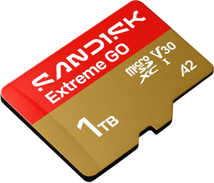 Produktbild SANDISK Extreme Go (1000 GB, microSDHC, microSDXC, U3, UHS-I)