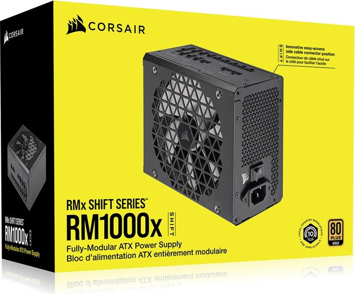 Actual product image Corsair RM1000x SHIFT 80 PLUS Gold (1000 W)