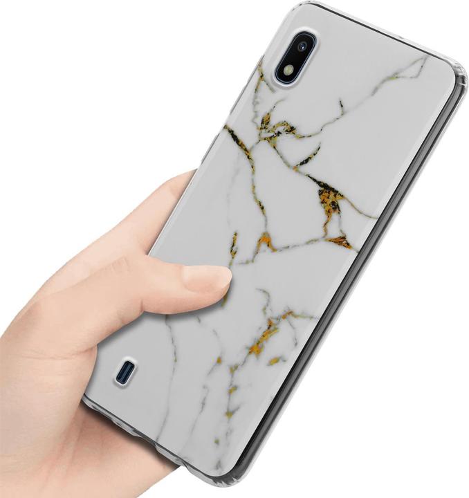 Image du produit Cadorabo Couverture IMD TPU Marbre coloré (Samsung Galaxy A10, HTC One M10)