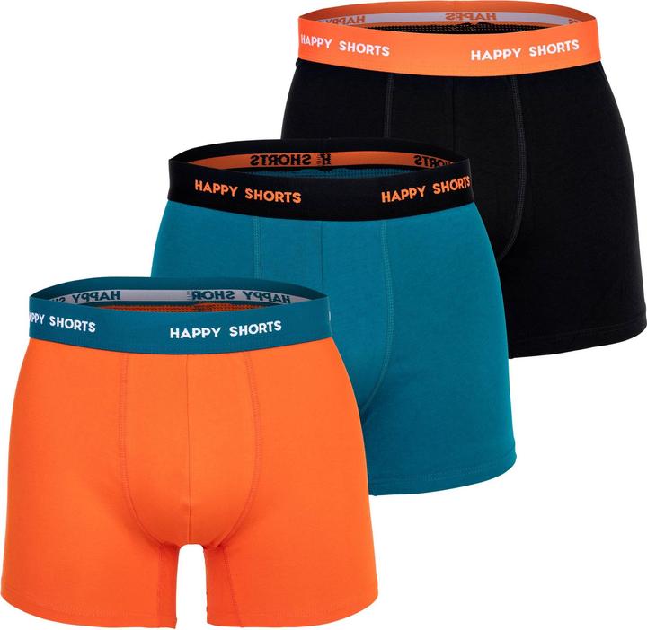 Actual product image Happy shorts Boxer shorts Casual Comfortable fit (XXL, pack of 3)