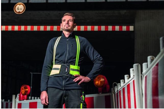 Image du produit Kneetek Ceinture de maintien dorsal High-Vis, jaune, type : XL