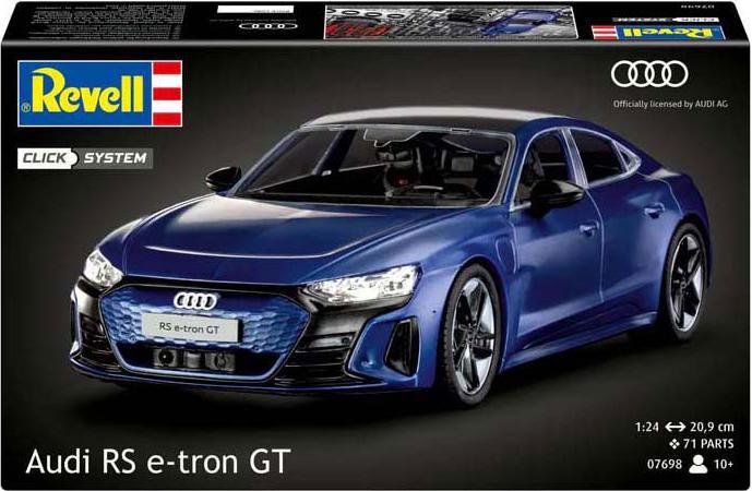 Actual product image Revell Audi e-tron GT easy-click system
