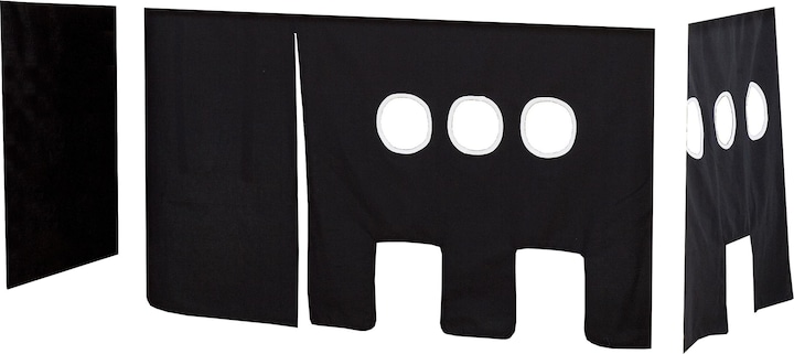 Image du produit Hoppekids Rideau pour lit mi-hauteur 70x160 cm - pirate (35-1008-BW-07M) - Bundle