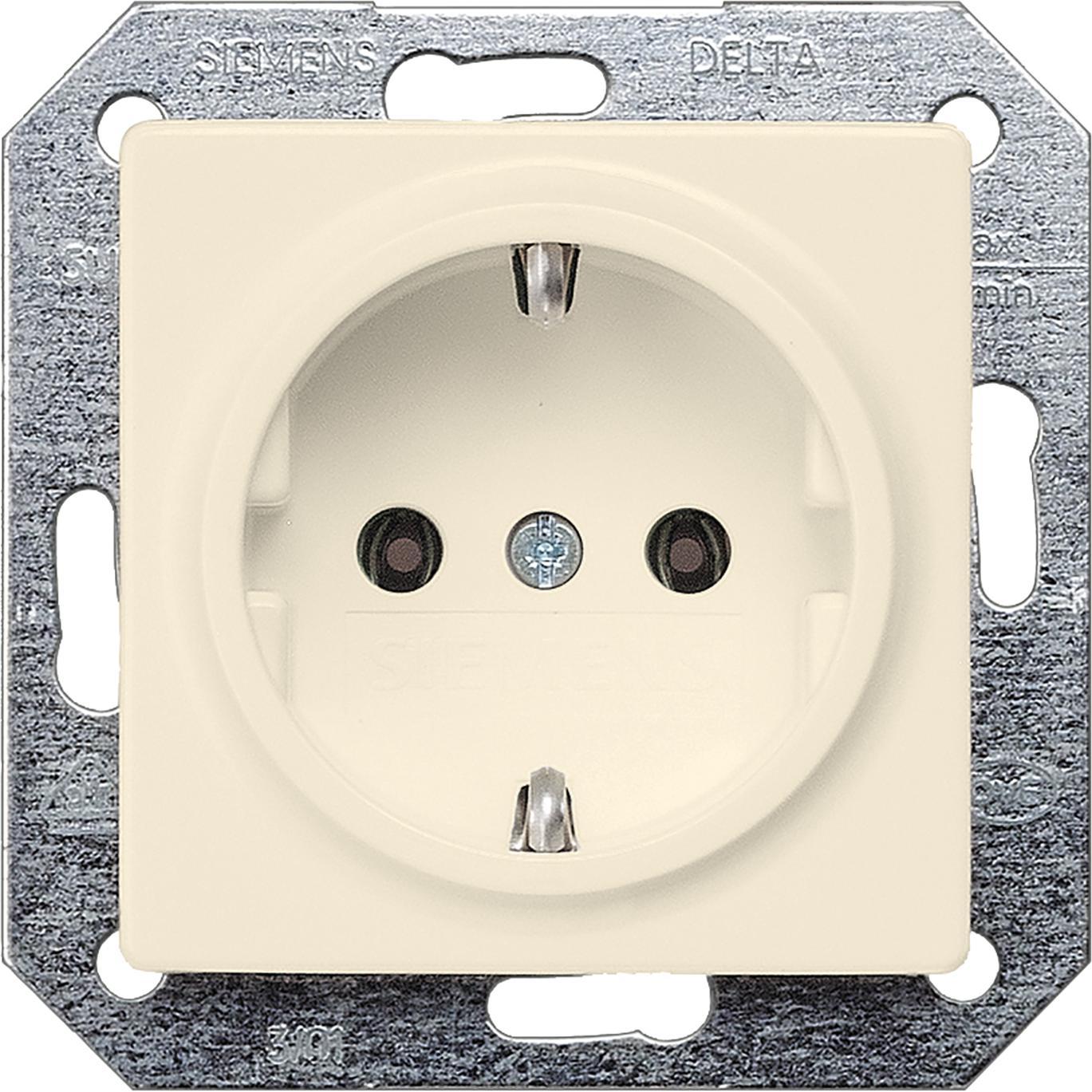 10x Siemens, Steckdose, Steckdose 1f cws glz DELTAi-system UP 5UB1551-0KK