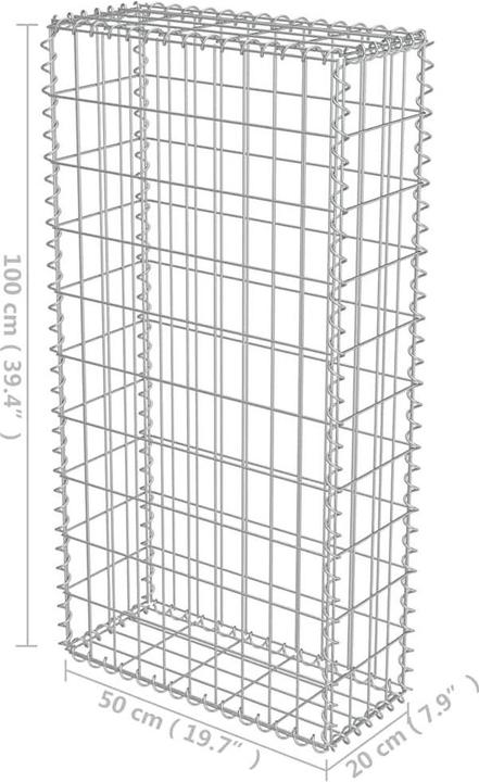 Produktbild vidaXL Gabionenwand