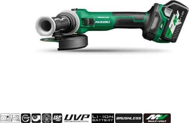 Actual product image Hikoki G3613DEWQZ Cordless angle grinder (125 mm)