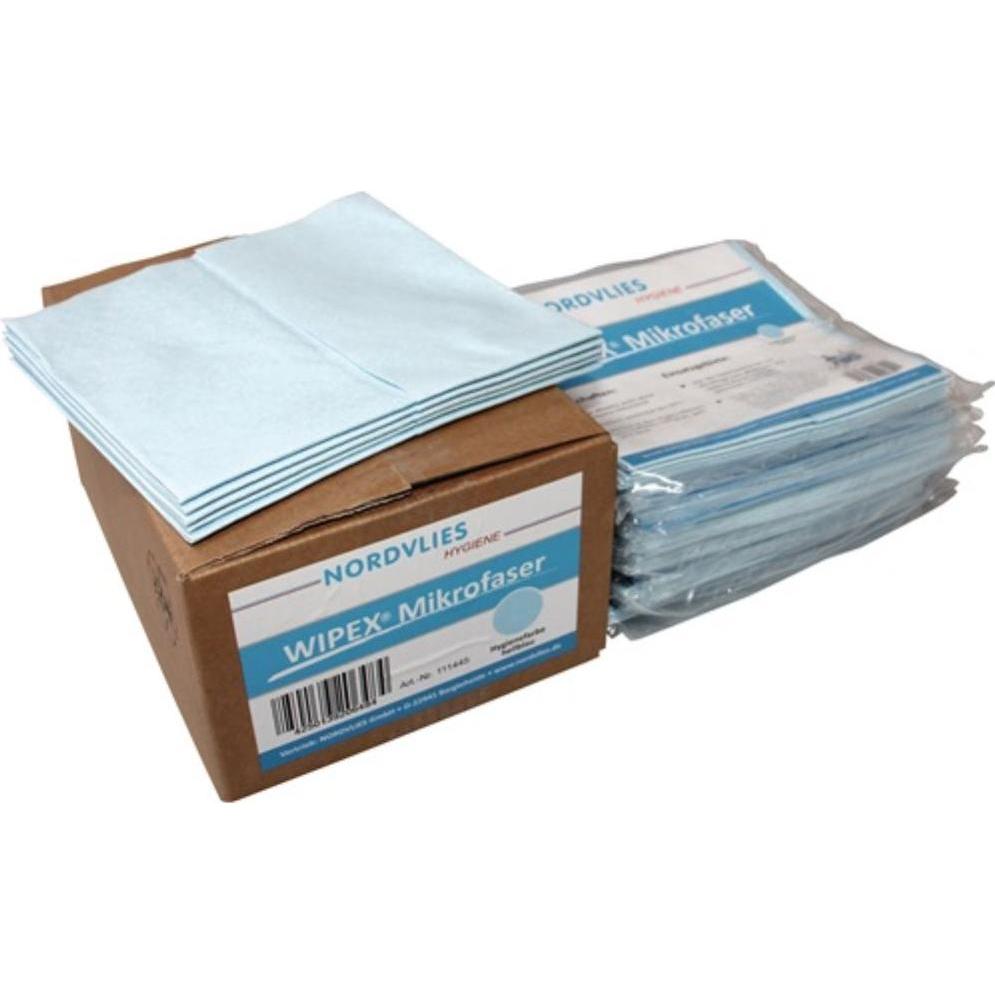 Thumbnail - Wipex Mikrofaser-Wischtuch blau L400xB380ca. mm, Reinigungsutensil, Blau