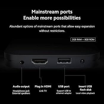 Immagine prodotto Xiaomi TV Box S 4K (seconda generazione) (8 GB, Android 11)