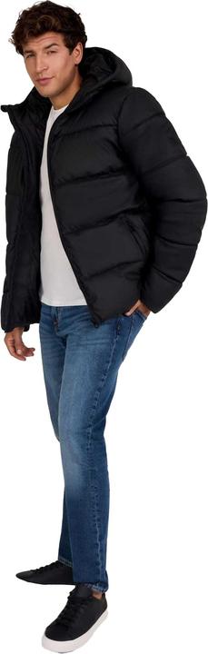 Actual product image Minoti Mens Plain PU Zip Pocket Jacket (L)