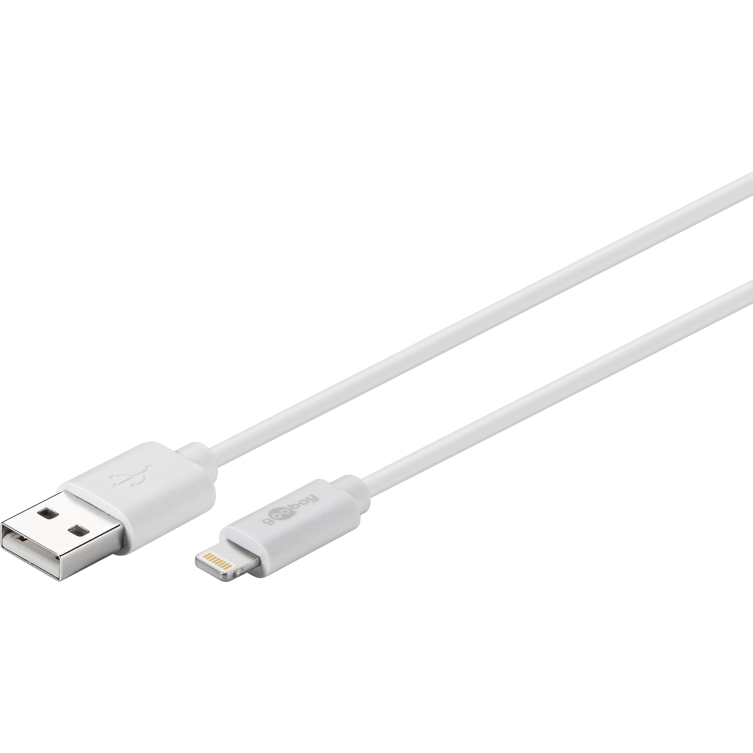 Goobay Lade- und Synchronisationskabel (2 m, USB 2.0), USB Kabel