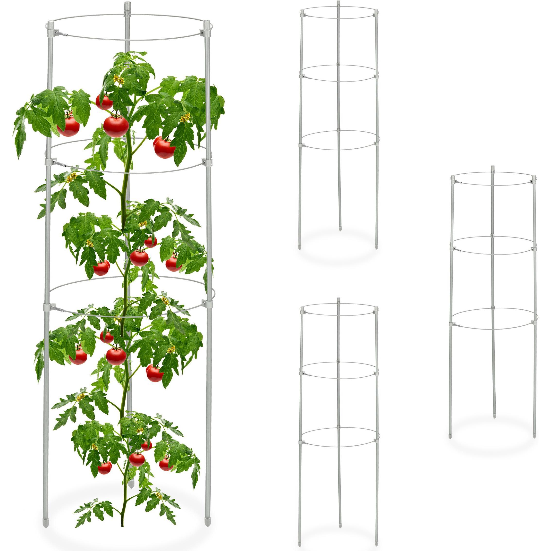Relaxdays, Pflanzen Zubehör, 4x Rankhilfe (22 cm, 22 cm)