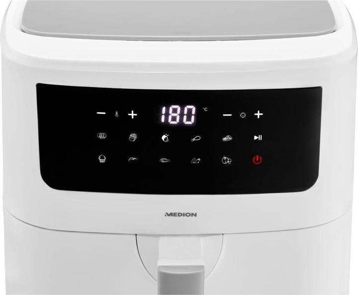 Image du produit Medion MD 11750 Life P10 XL Friteuse à air chaud duo 6,8 l, blanc