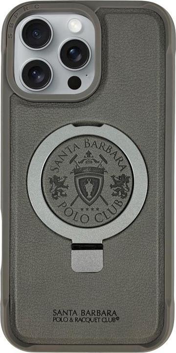 Produktbild RPD Apple iPhone 16 Pro - Santa Barbara Polo Primo - Premium Stand Case Hülle mit MagSafe, grau (Apple iPhone 16 Pro)
