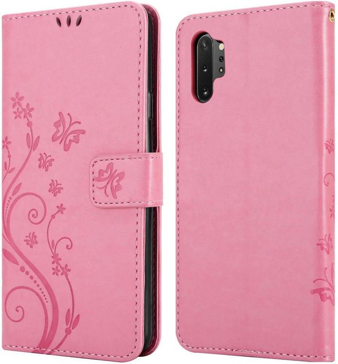 Actual product image Cadorabo Flower Book Cover (Samsung Galaxy Note 10 Plus)