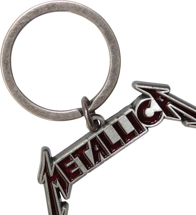 Actual product image Metallica Logo Enamel Keyring
