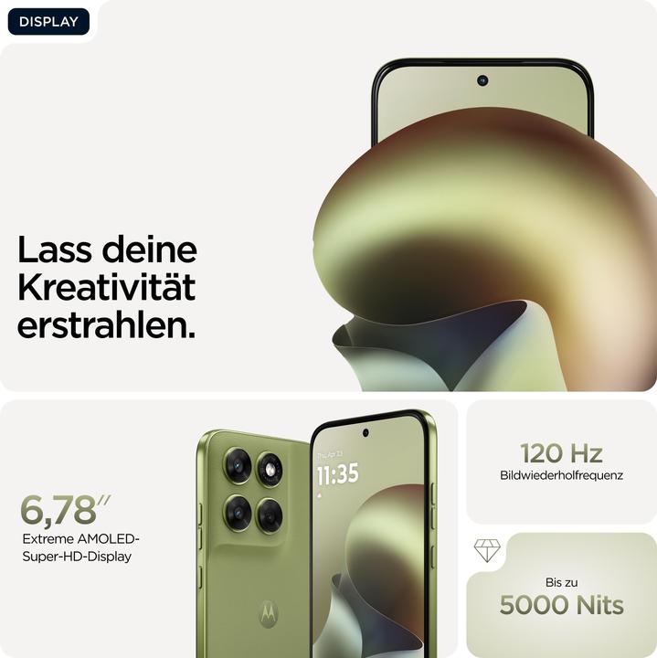 Actual product image Motorola Moto G67 (128 GB, Pantone Nile, 6.78", SIM + eSIM, 5G)
