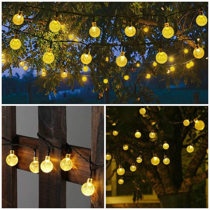 Actual product image Esmée LED decorative solar fairy lights balls warm white (12m) (12 m)