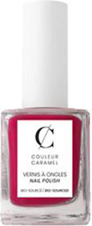 Actual product image Couleur Caramel Organic Nail Polish No. 84 Raspberry Caramel Brown (84 Raspberry Caramel Brown, Colour paint)