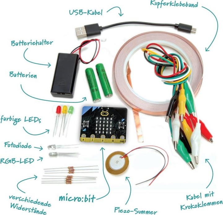 Produktbild Joy-it Abenteuer Elektronik MicroBit-V2, Open Roberta Edition