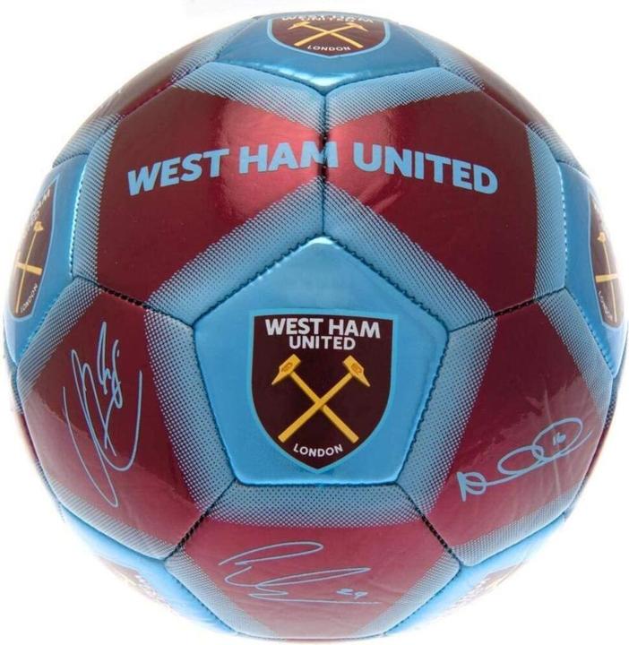 Produktbild West Ham United FC mit Unterschriften Fussball (5)