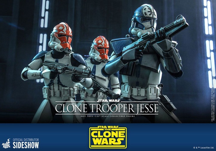 Image du produit Hot Toys Star Wars The Clone Wars figurine 1/6 Clone Trooper Jesse 30 cm