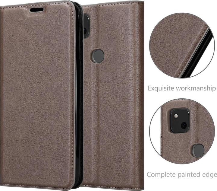 Produktbild Cadorabo Book Invisible Magnet Cover (Google Pixel 4a)