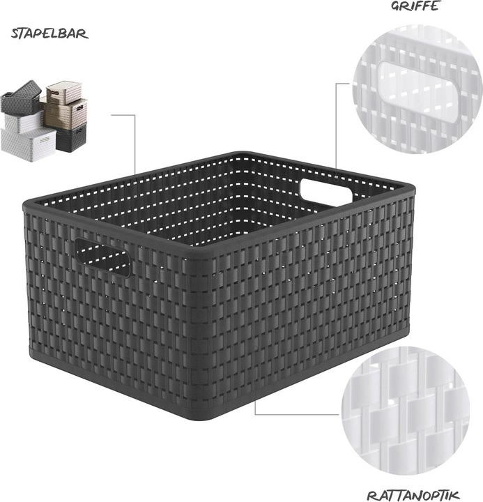 Actual product image Rotho Country (1 x, 43 x 33 x 21 cm)