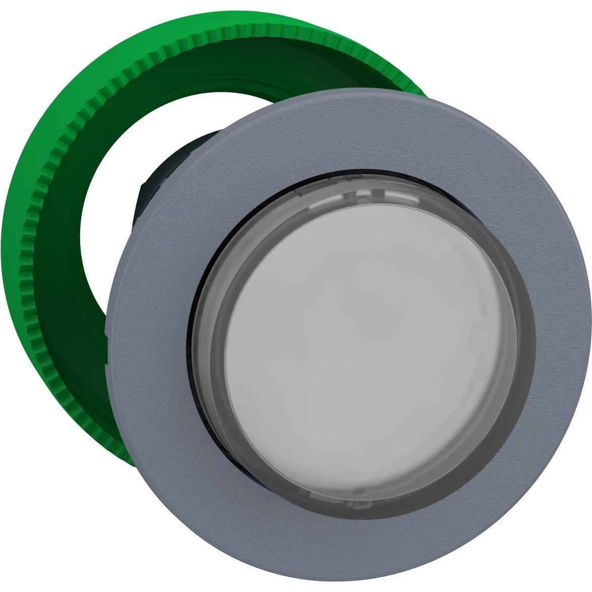 Schneider Electric Drucktaster, Kunststoff, Front, 30mm, ZB5FHCUST05, Taster + Schalter, Weiss