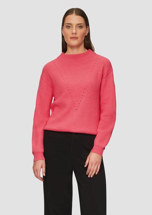 Immagine prodotto S.Oliver Strickpullover Oversized-Strickpullover mit Ajour-Detail (XL)