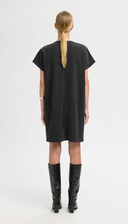 Image du produit Selected Glitzerndes Metallic Midikleid (S)