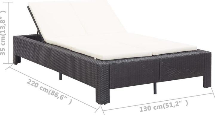 Immagine prodotto vidaXL Sonnenliege (220 cm)