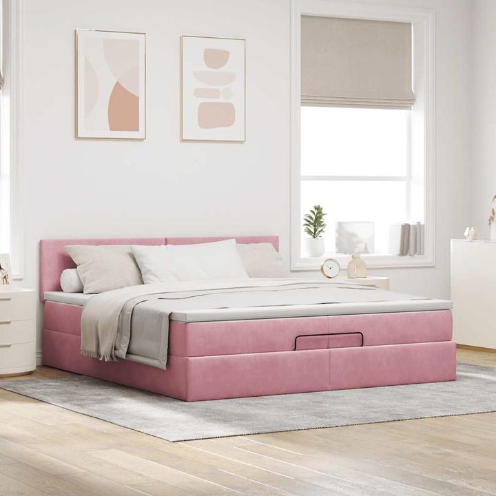 Produktbild vidaXL Ottoman-Bett (200 x 200 cm)