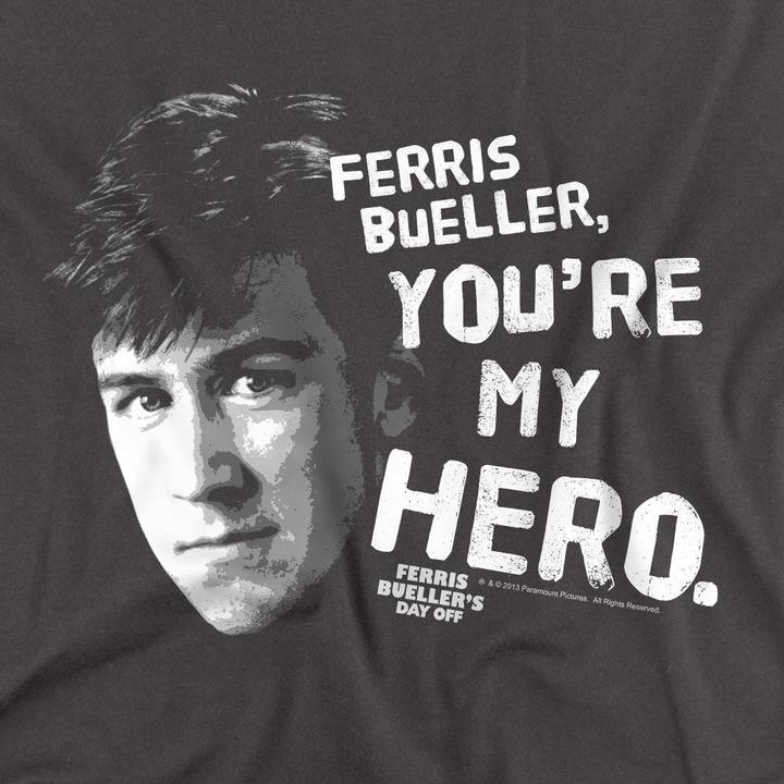 Produktbild Ferris Bueller´s Day Off Ferris Bueller's Day Off My Hero TShirt (S)