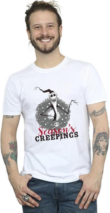 Produktbild Disney The Nightmare Before Christmas Seasons Creepings Wreath TShirt (XXL)