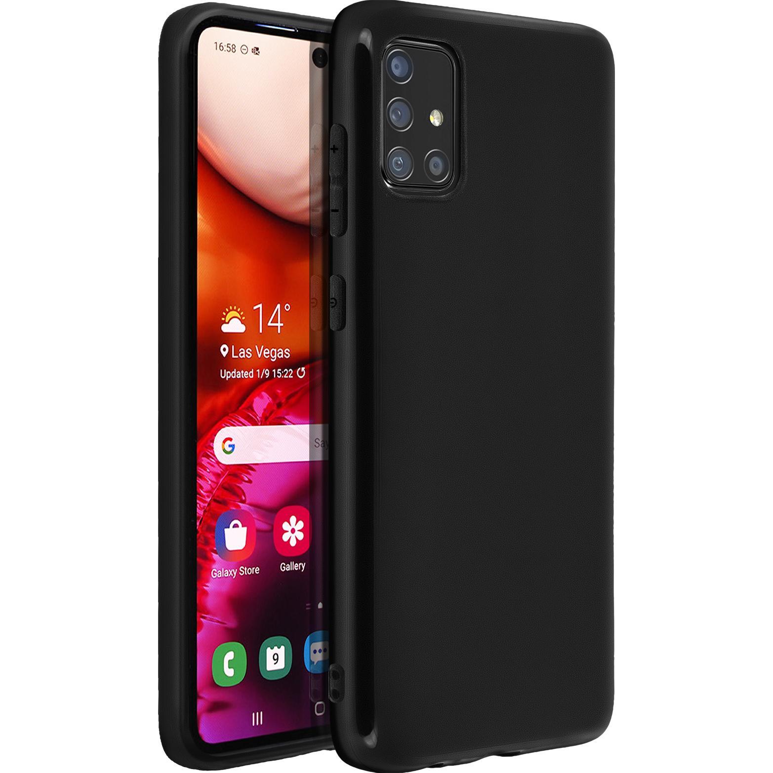 Thumbnail - Avizar Gelhülle Series (Samsung Galaxy A71), Smartphone Hülle, Schwarz