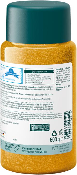 Actual product image Kneipp Bath crystals muscle relaxation (Bath salts)