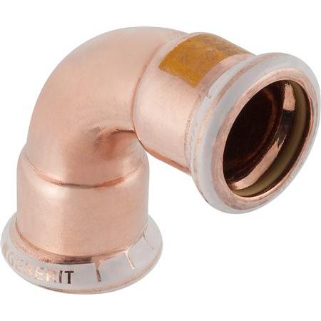 Geberit, Rohrverbindungstechnik, Mapress Kupfer gas elbow 90 ° 22 mm (34502) (Winkelverbindung)
