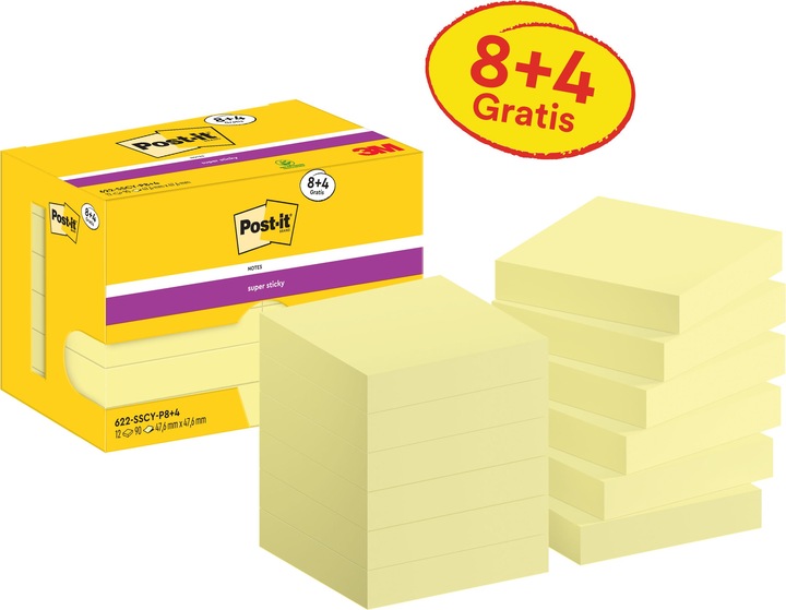 Immagine prodotto Post-it Super appiccicoso (5 x 5 cm)
