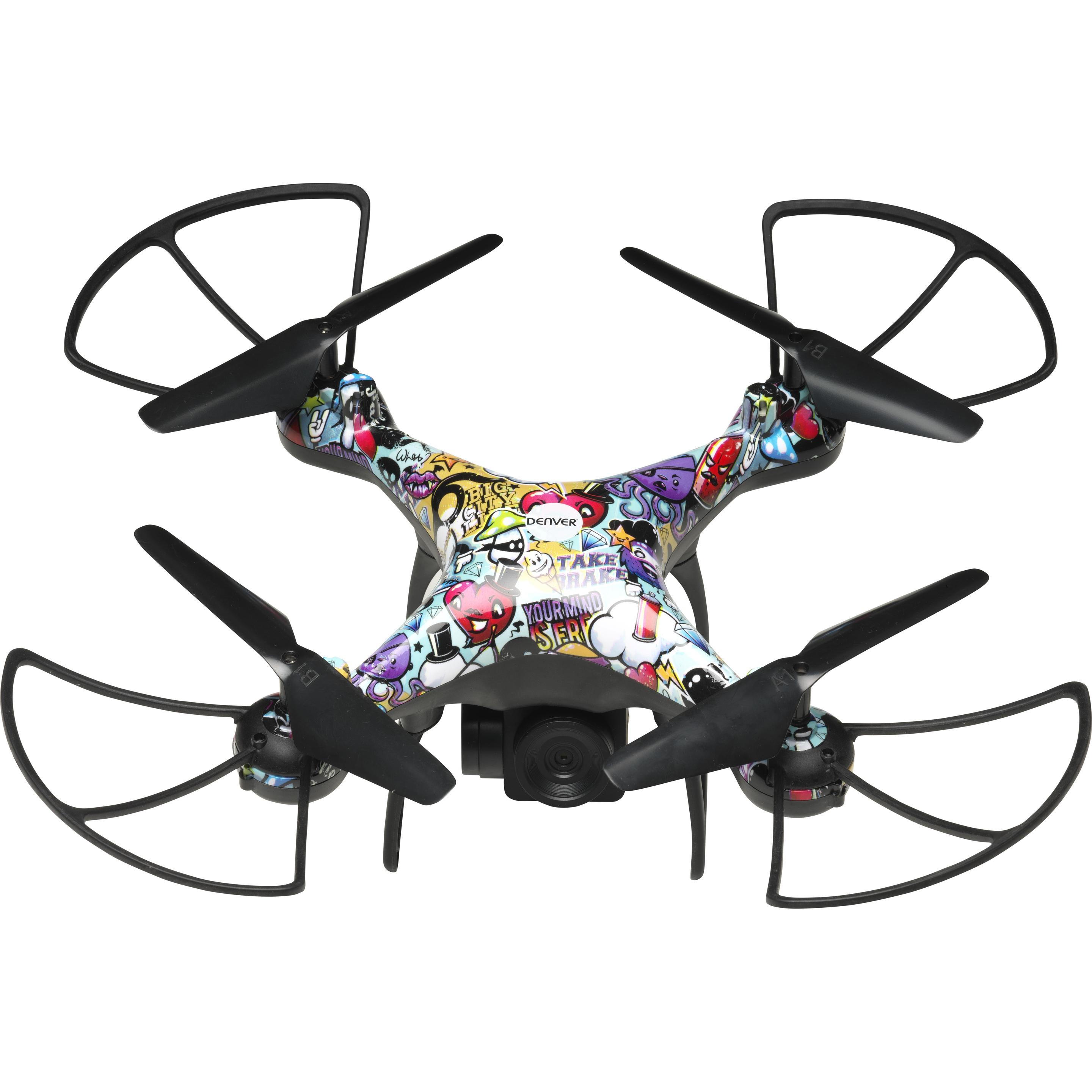 Thumbnail - Denver DCH-350 Kameradrohne Quadrocopter Mehrfarben 4 Rotoren 1600 mAh (22 min, 270 g, 1 Mpx), Drohne, Mehrfarbig