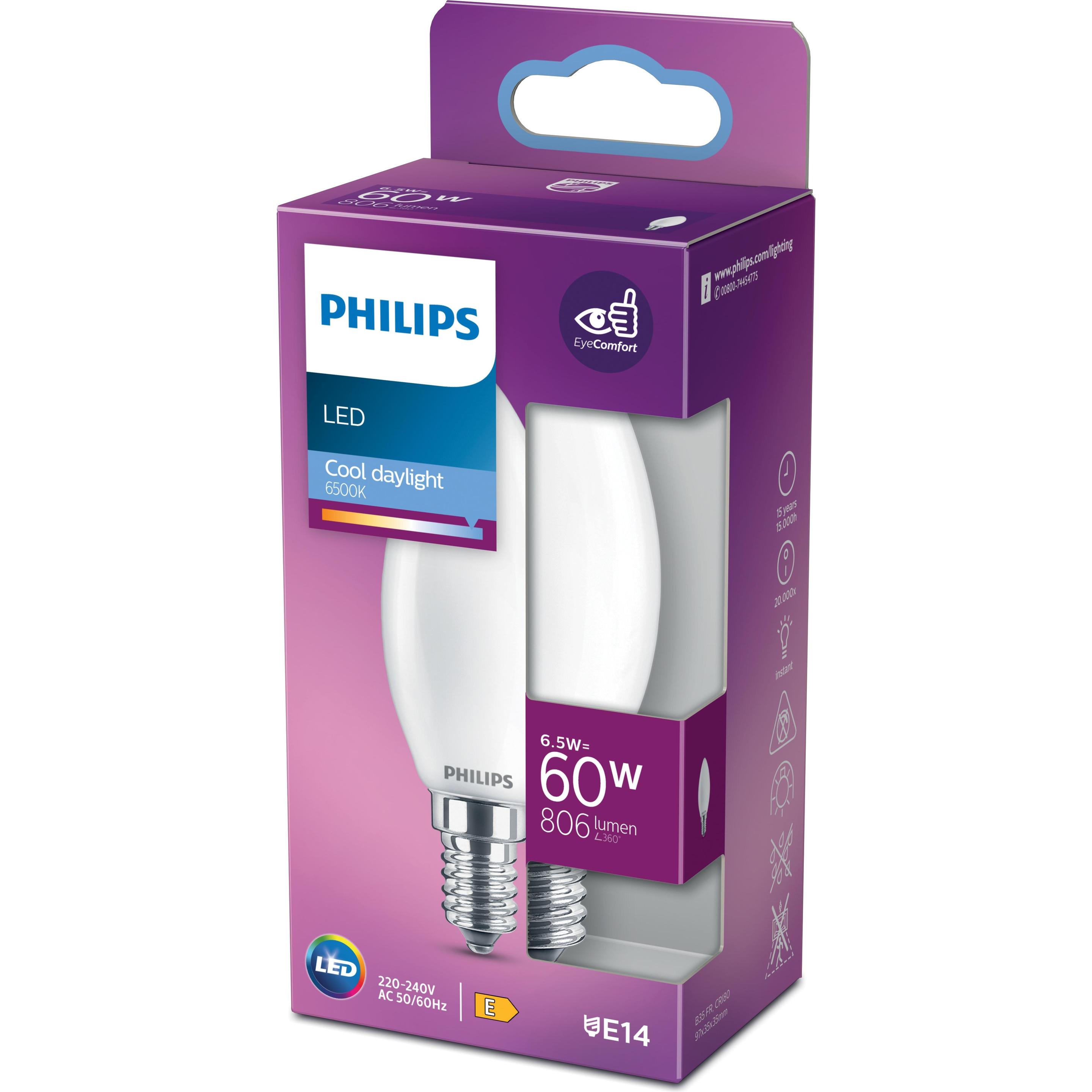 Thumbnail - Philips, Leuchtmittel, LED Lampe (E14, 6.50 W, 806 lm, 1 x, E)