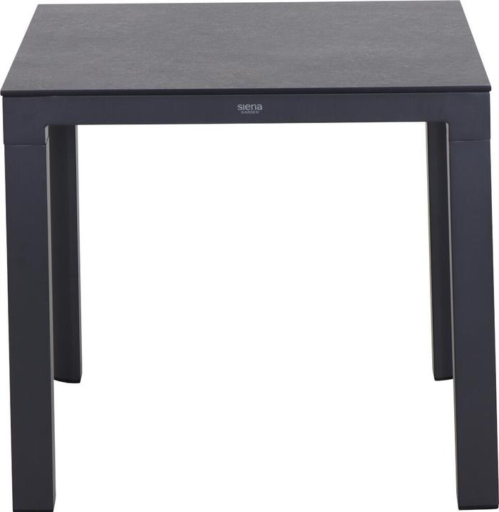 Immagine prodotto Siena Garden Silva Dining Tisch 80x80cm matt anthrazit / HPL titan (80 cm)