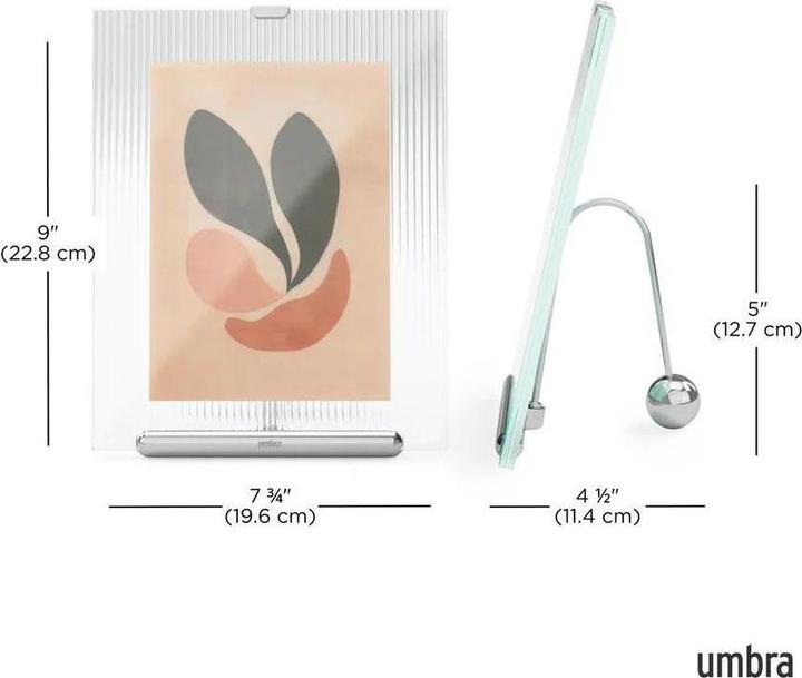 Actual product image Umbra Flute Bilderrahmen aus Glas (20 x 25 cm, 10 x 15 cm, 13 x 18 cm)